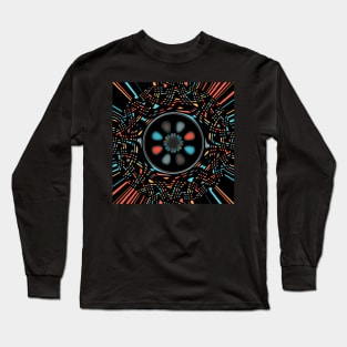 Abstract on black Long Sleeve T-Shirt